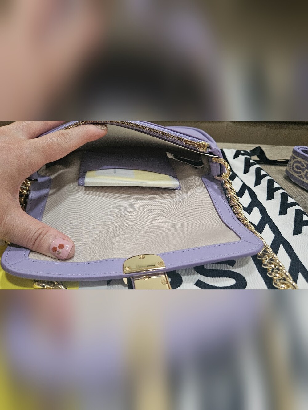 Marc Jacobs The J Marc Mini Shoulder Bag (Lavender/Gold) - Picture 10 of 16